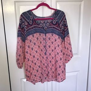 Lucky Brand Boho Blouse